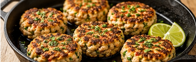 Cilantro Lime Tuna Cakes