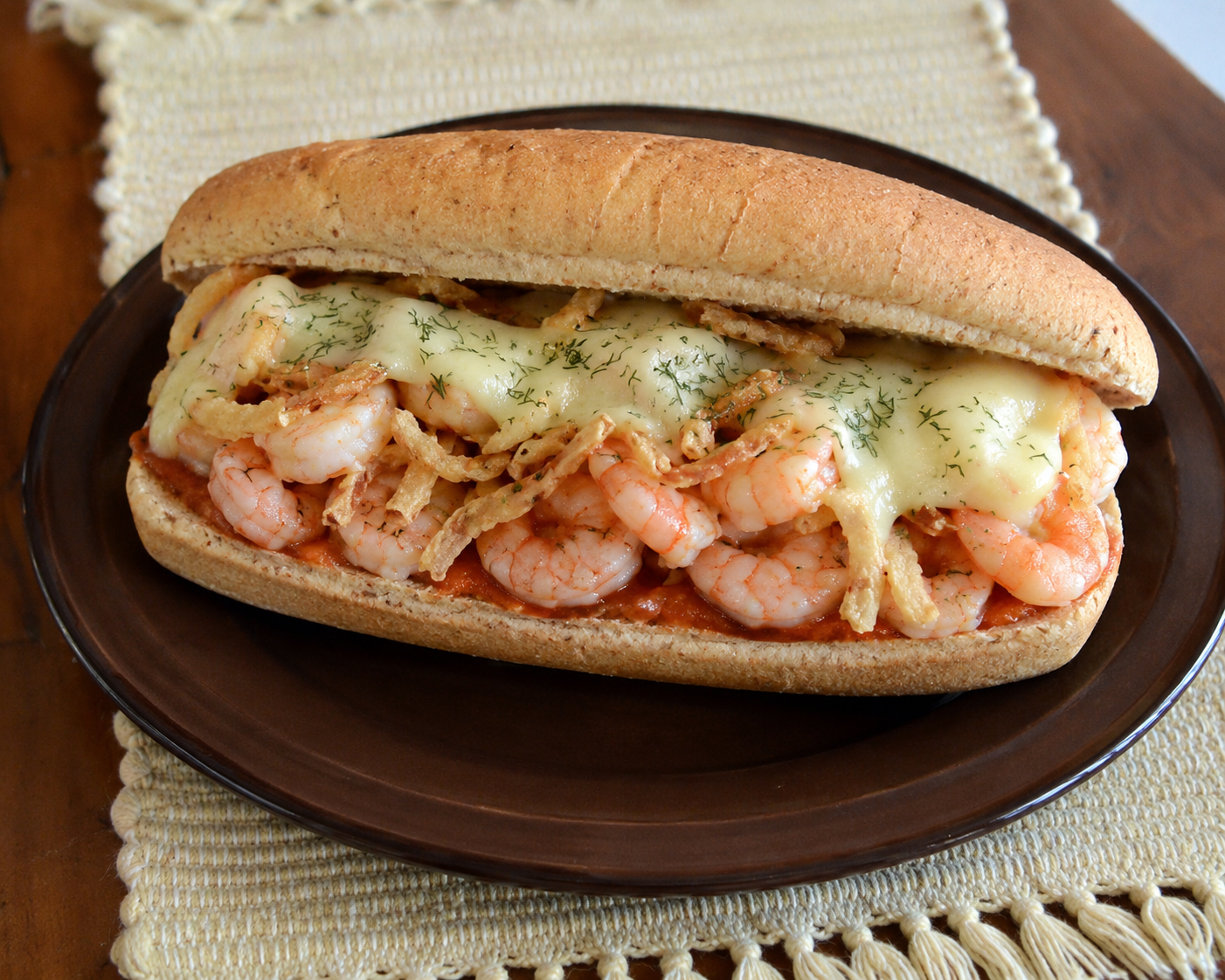 Louisiana Shrimp Sandwich